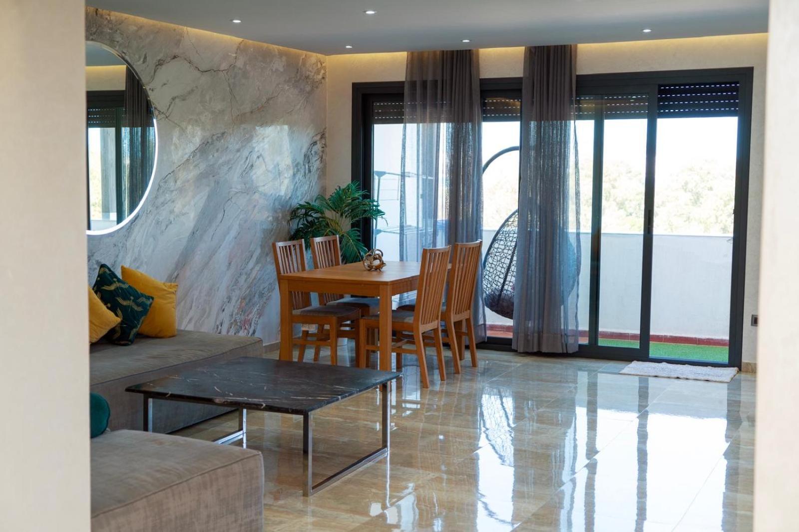 Luxury 3 Bedroom Panoramic Views In Hotspot With Fibre Optic Wifi And Netflix Tanger Extérieur photo